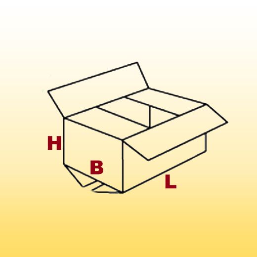 50 Karton 24 cm x 14 cm x 8,5 cm (BxTxH)
